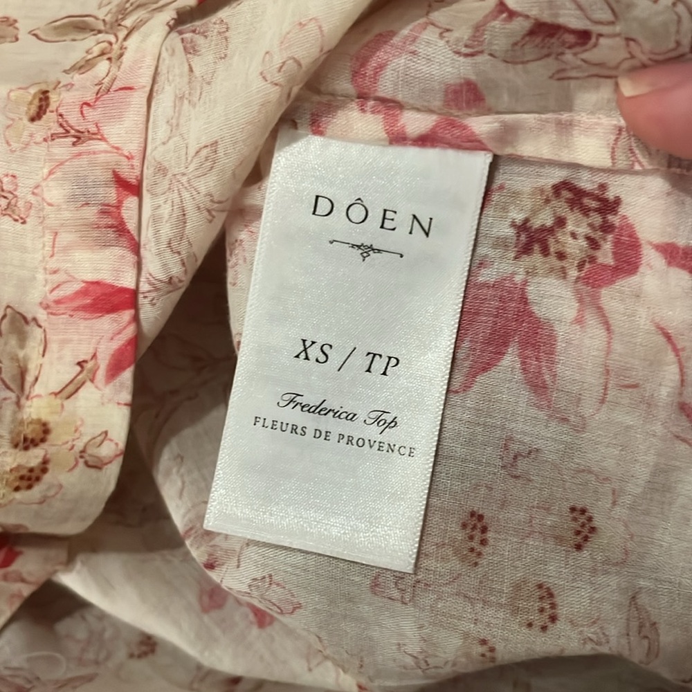 NWT Doen Frederica top size XS - Picture 4 of 4